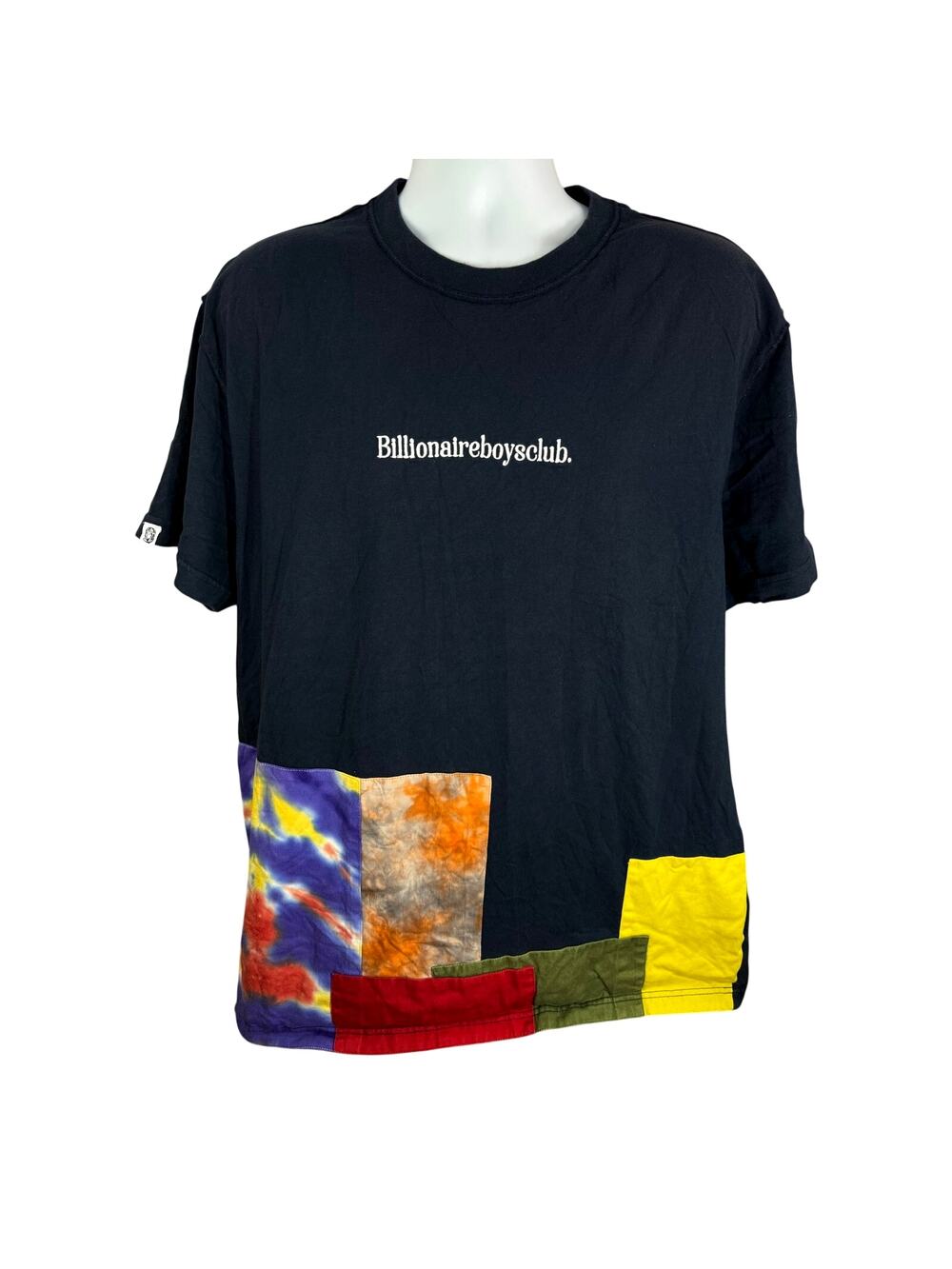 Billionaire Boys Club BB Fuse Knit Logo T Shirt Blue Mens XL BBC Graphic Tee